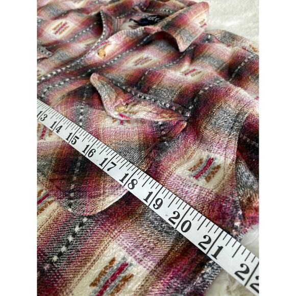 At Last & Co Southwest 100% Cotton Button Up Sz M‎ - Picture 4 of 8